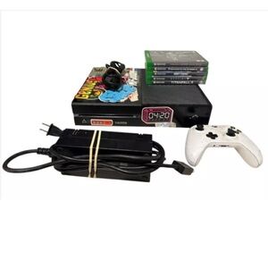 Microsoft Xbox One Console Bundle Black  400GB  + 5 Games Bundle Tested